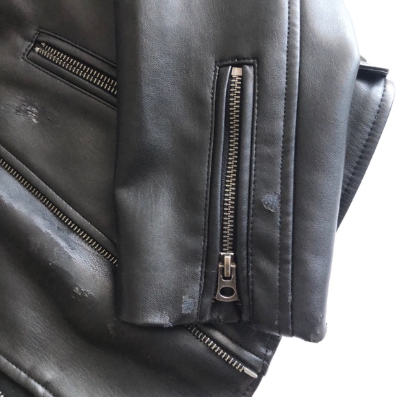 Faux leather jacket - Picture 3 of 4